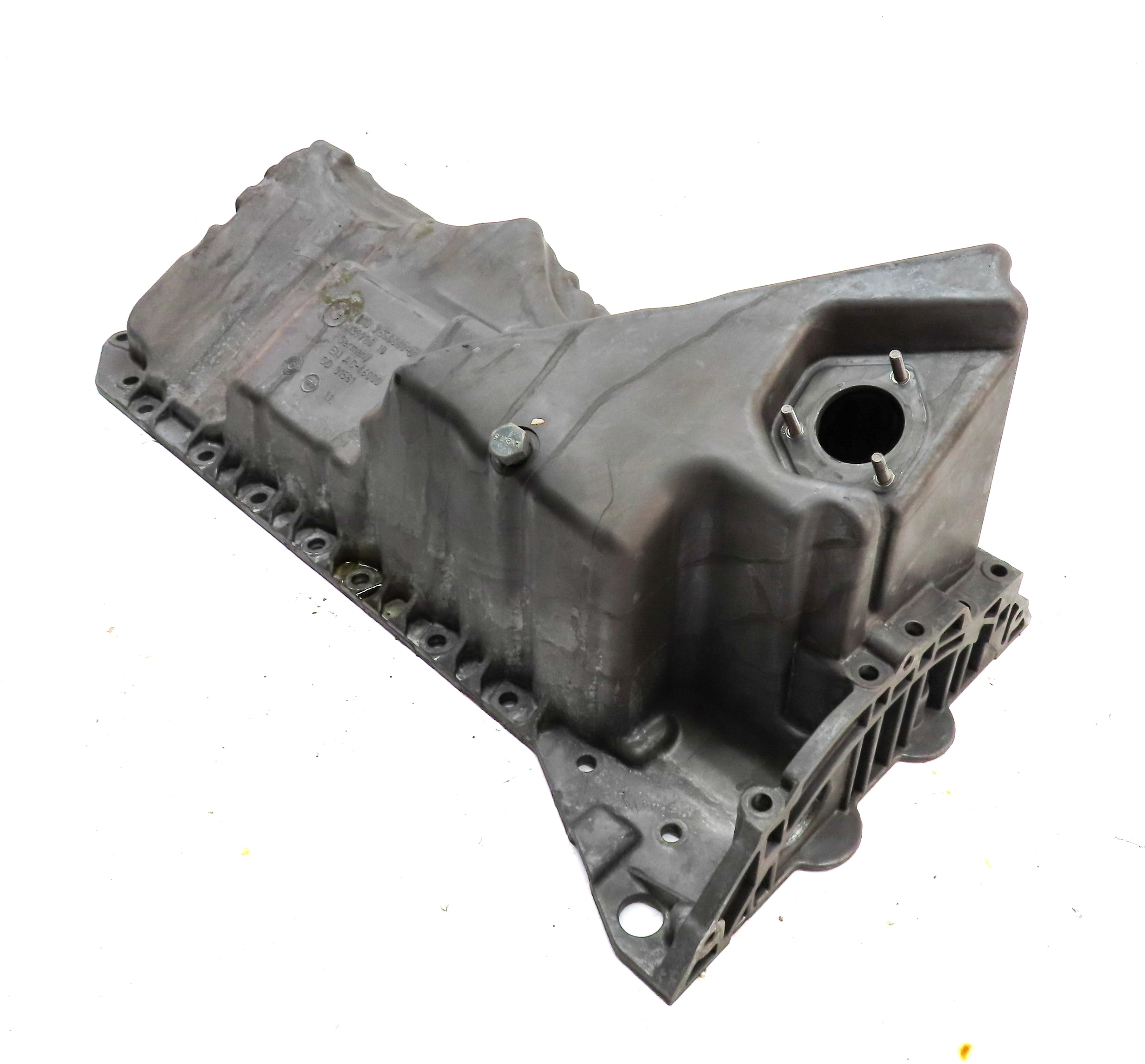 10-19 BMW 535i 535iGT 640i 740i F01 F06 F07 F10 RWD 3.0L N54 N55 ENGINE OIL PAN — exact item pictured